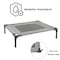 Pet Adobe Elevated Portable Pet Bed Cot-Style 30 inx24 inx7 in for Dogs and Small Pets, Indoor/Outdoor Gray 302425FGG - alternate 2